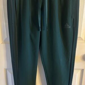 Adidas Dark Green Athletic Pants